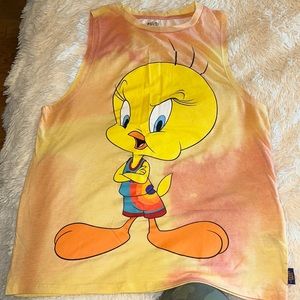 Space jam, Tweety Bird A New Legacy tank top. Excellent condition.